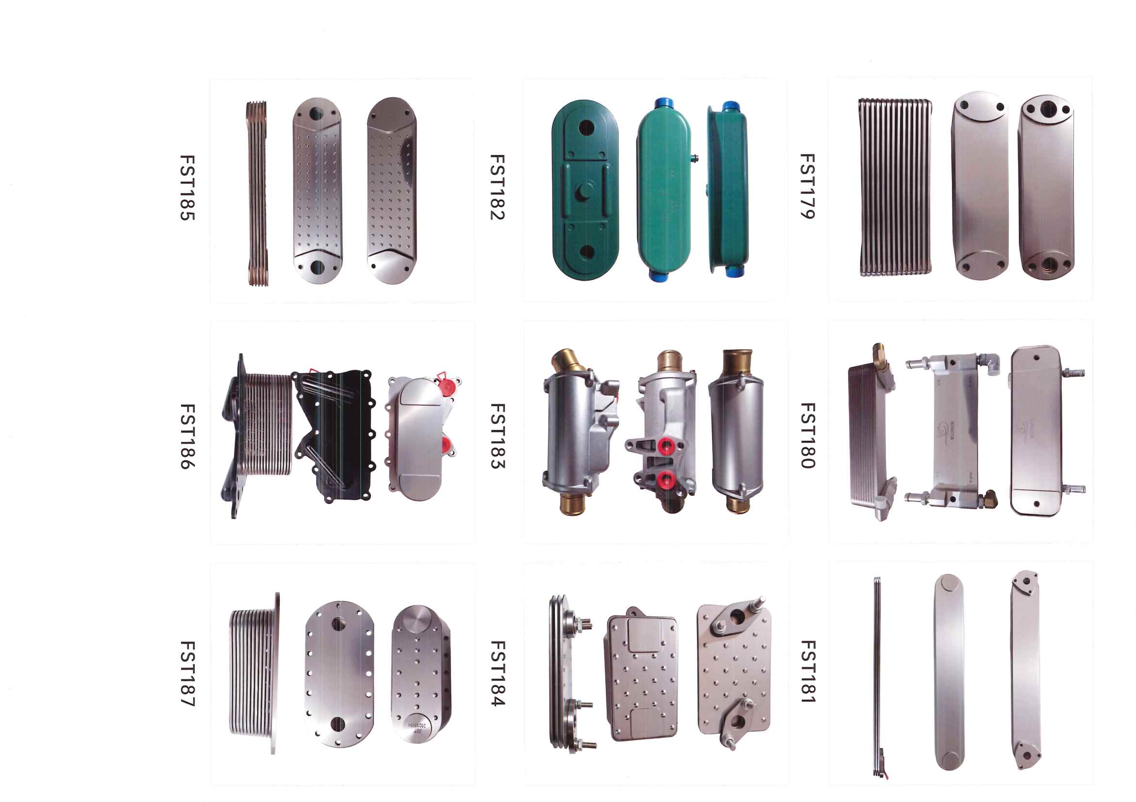 FST179–FST187 oil cooler references