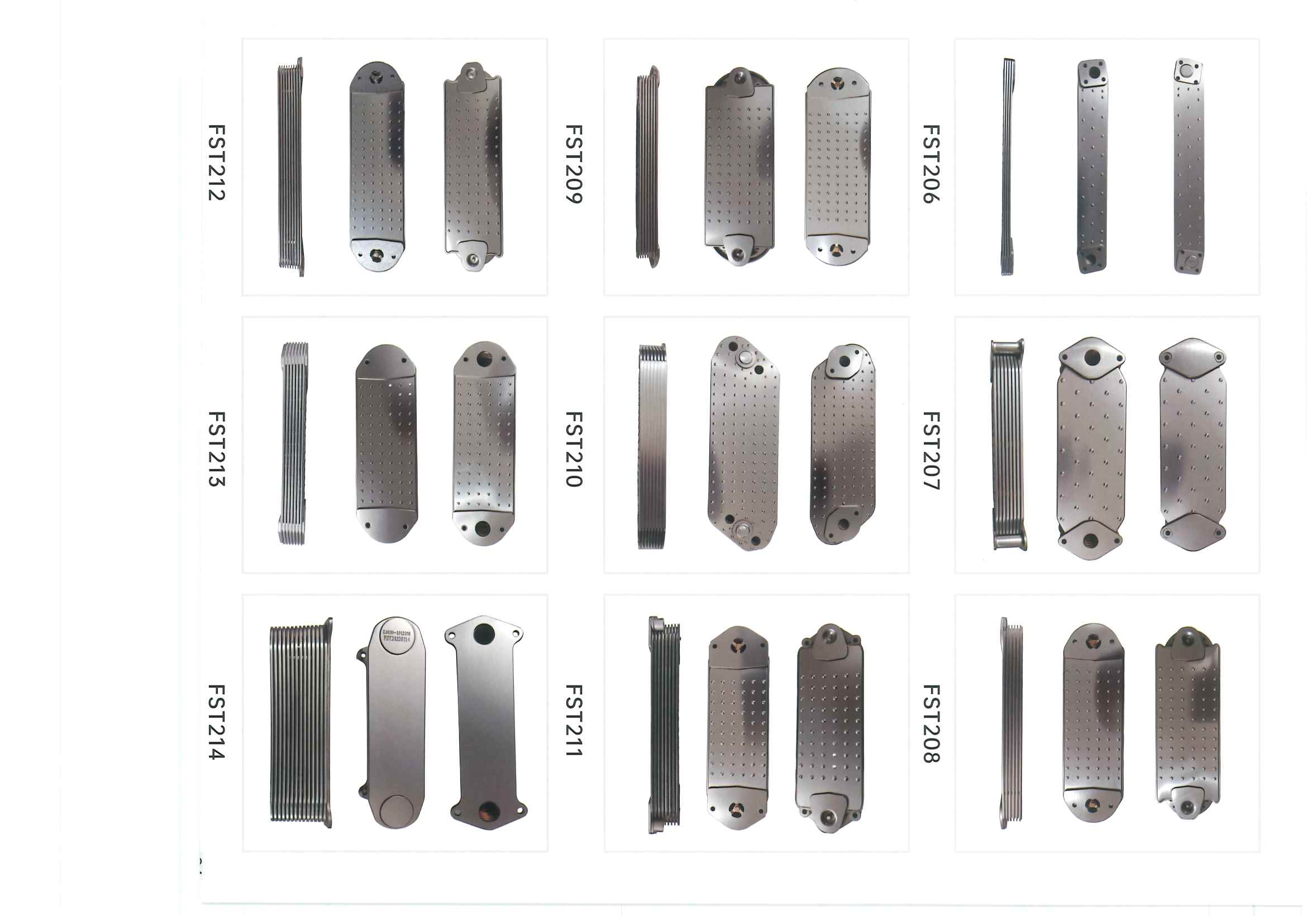 FST206–FST214 oil cooler references