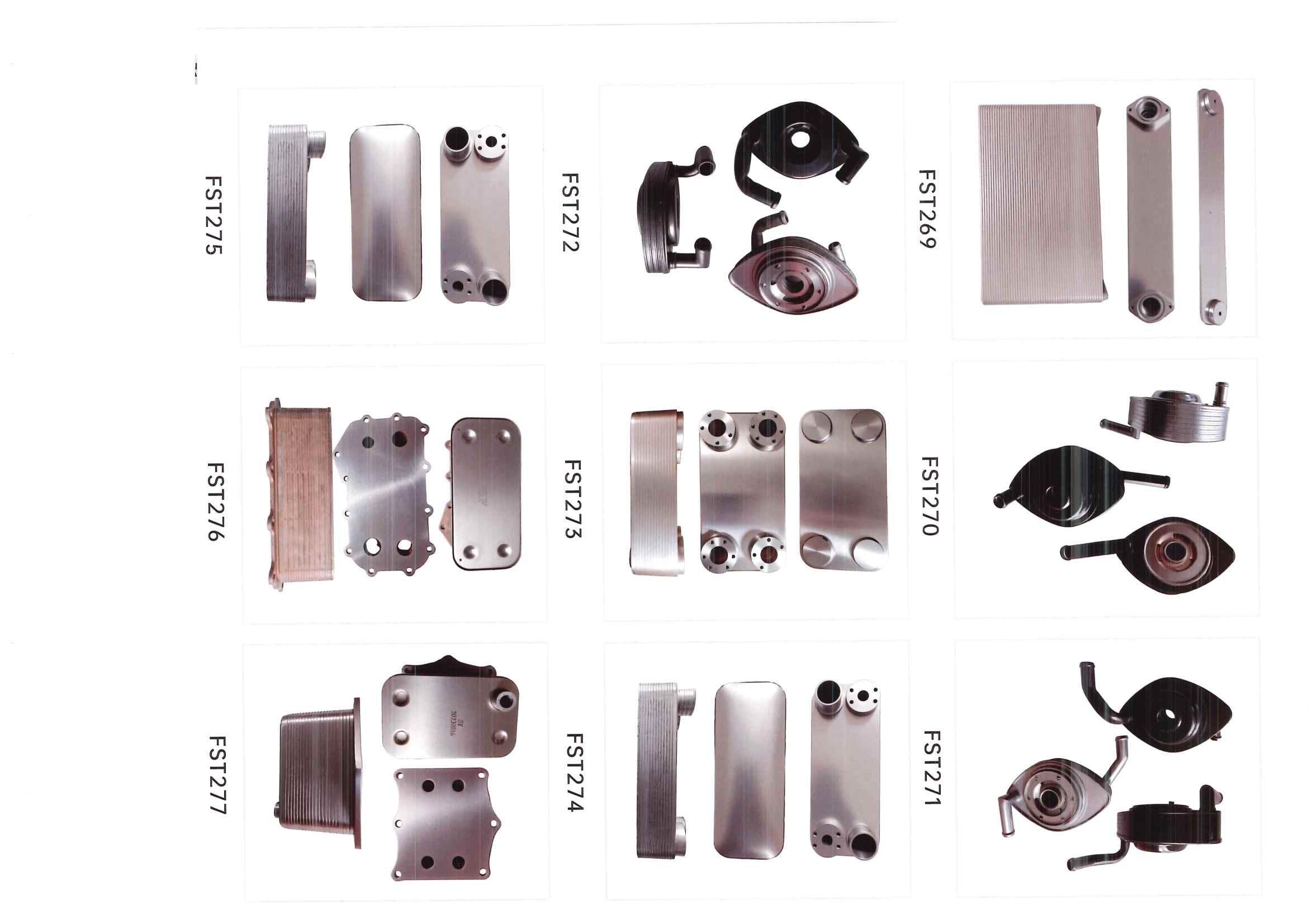 FST269–FST277 oil cooler references